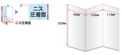 ロングサイズ圧着DM Z型（両ずらし）