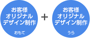 デザイン制作　デザインサンプル+名入れ