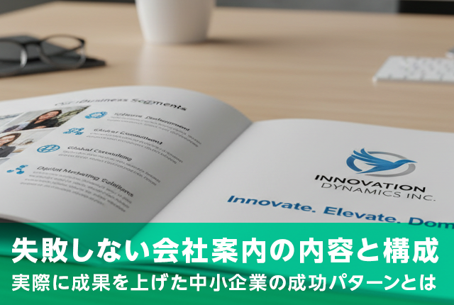 失敗しない会社案内の内容と構成