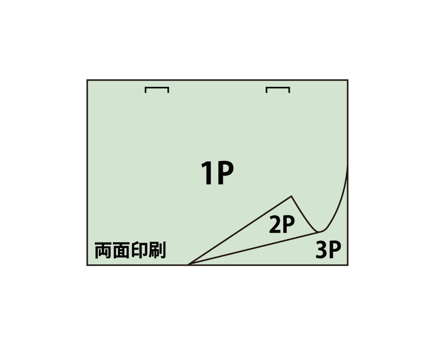 A4サイズよこ型両面