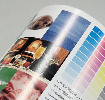 コート紙アップ