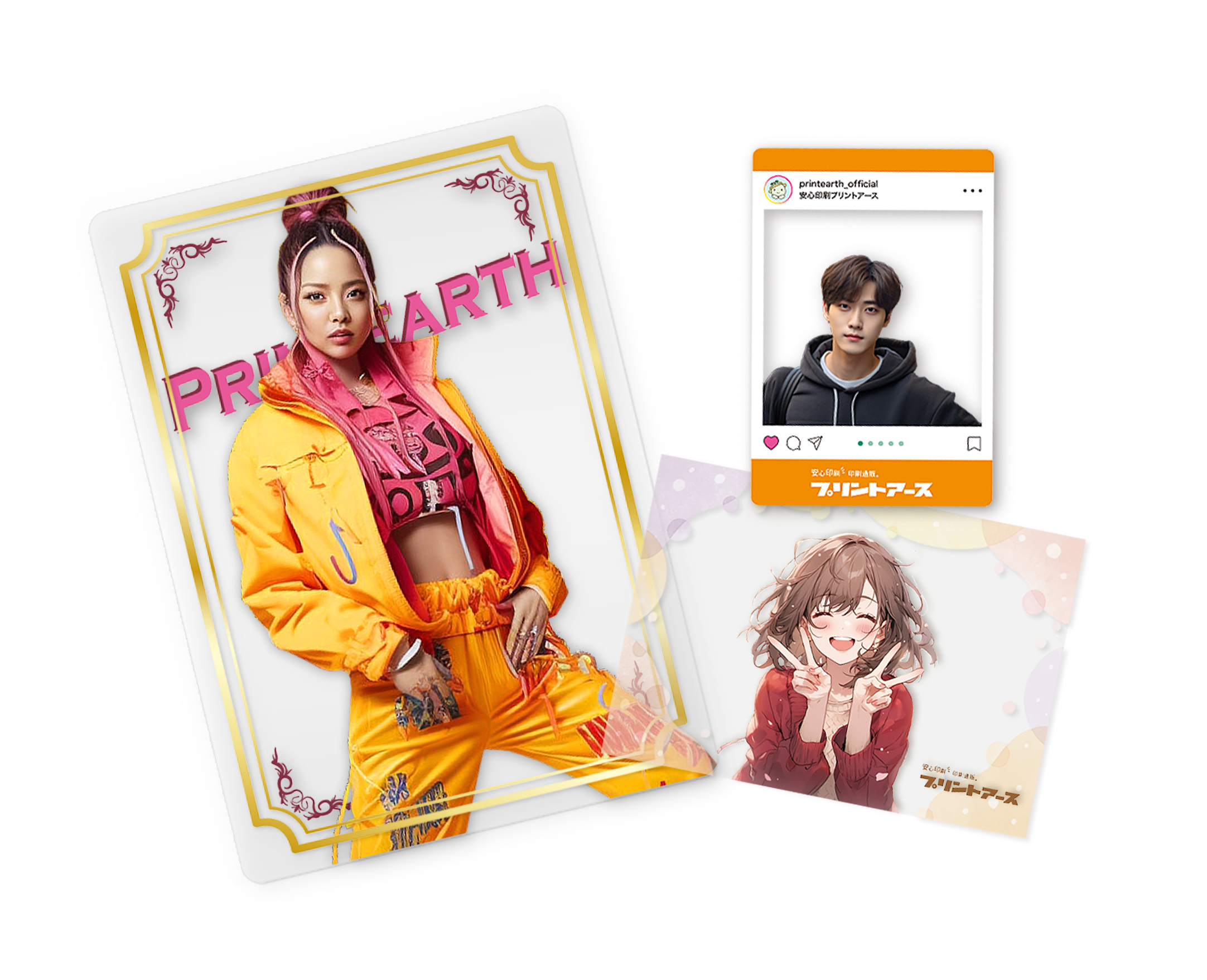 クリアカード印刷・高透明カード印刷