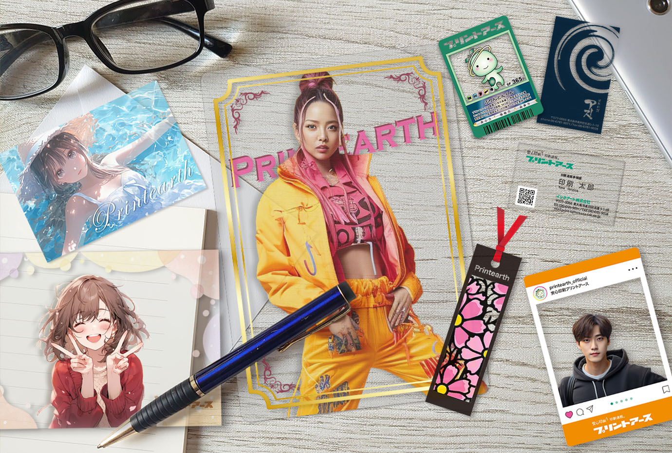 クリアカード印刷・高透明カード印刷