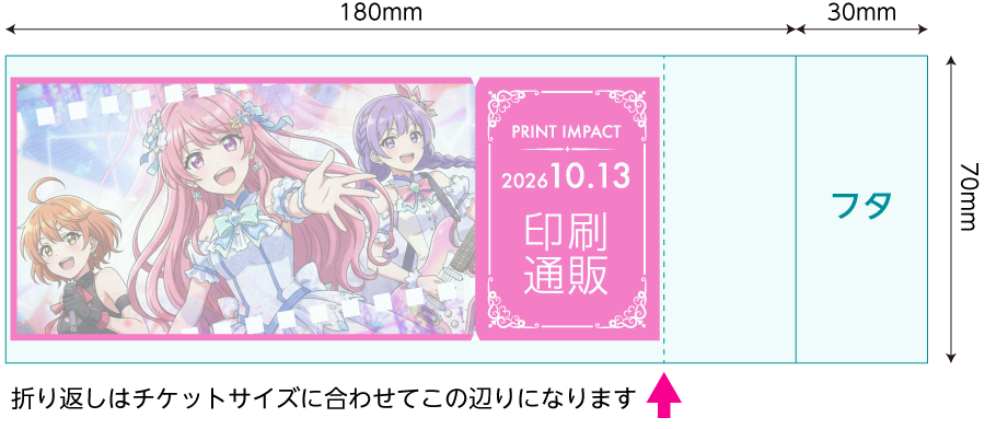 透明PP袋の個包装サイズ感