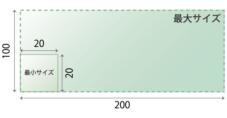 しおり(栞)変形サイズ見本