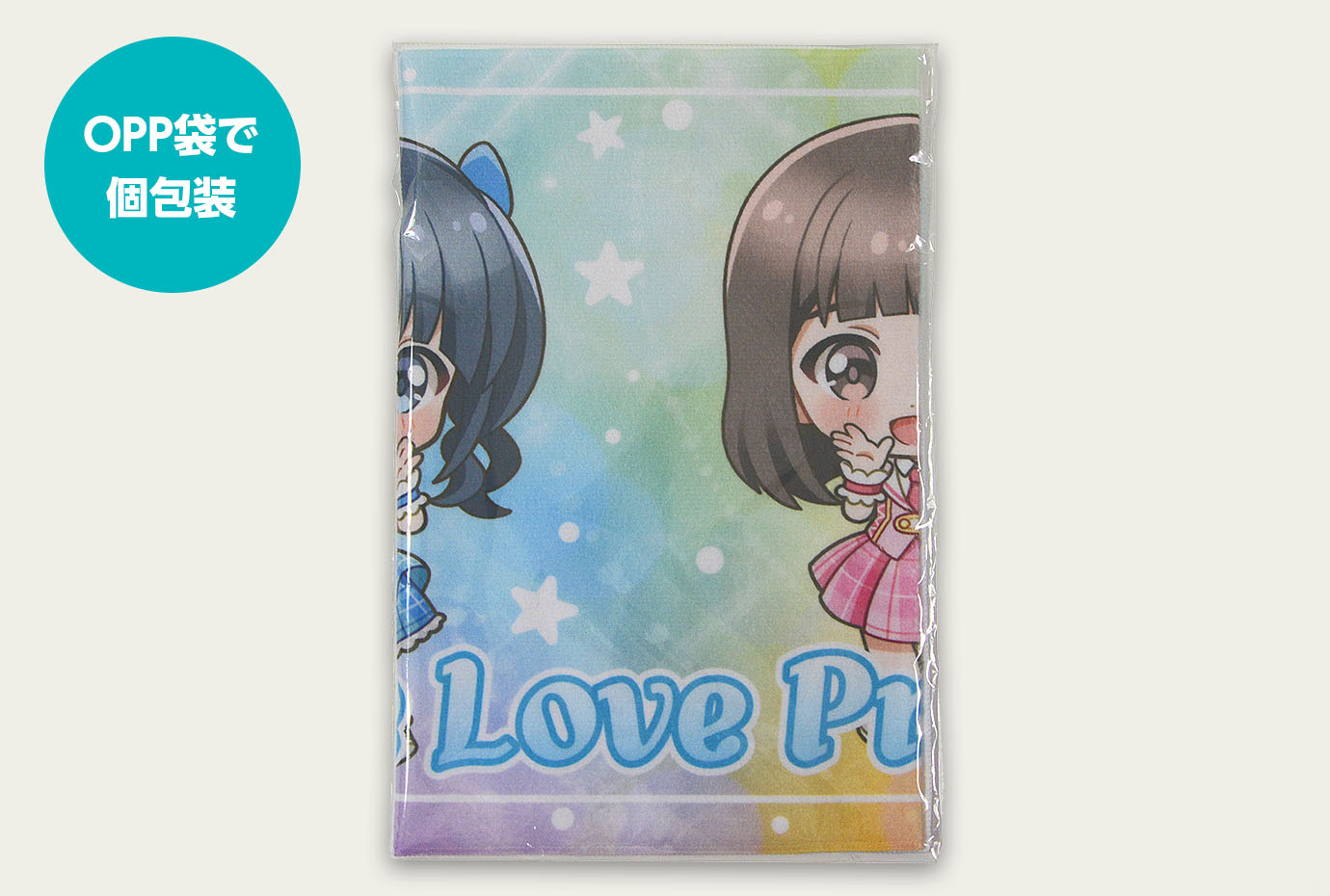 専用のOPP袋に入れた状態で納品いたします。