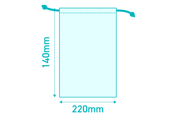 W140xH220mmサイズ