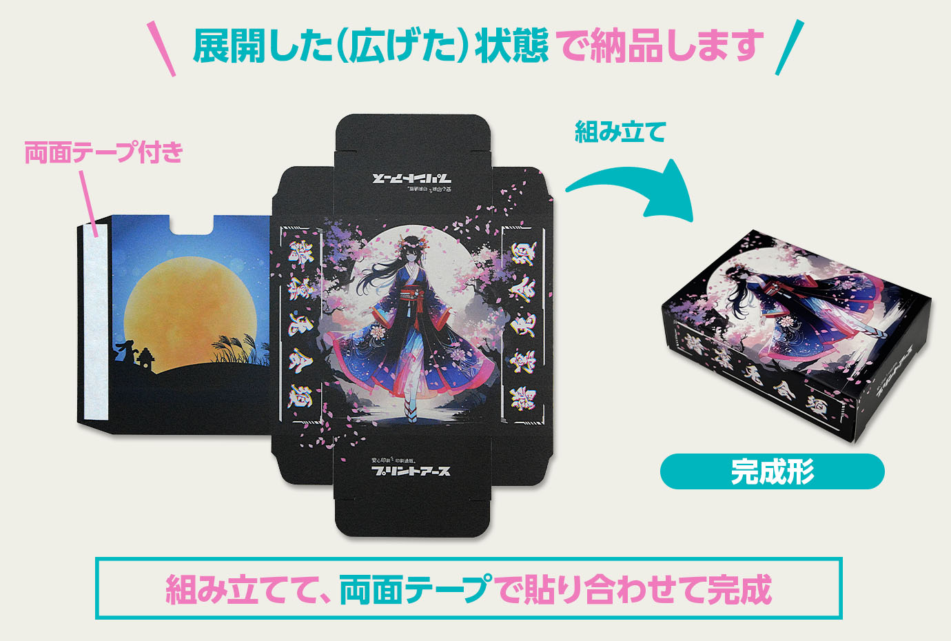 納品形態が選べます